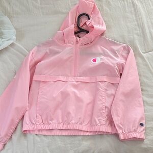 Champion Light Pink Hooded Jacket